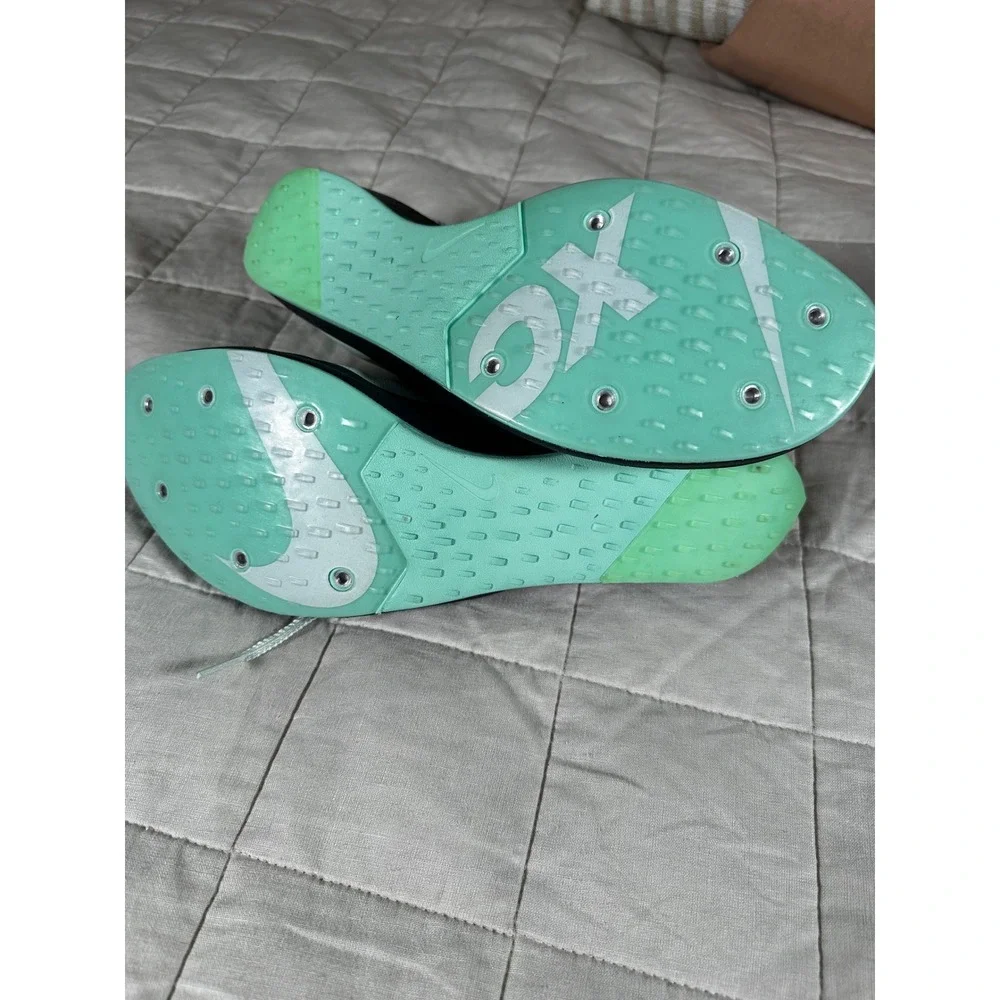 Nike Zoom Victory XC 5 Racing Spikes Mens 13 Green DX7992-300 Fair Torn Heel - Picture 6 of 9